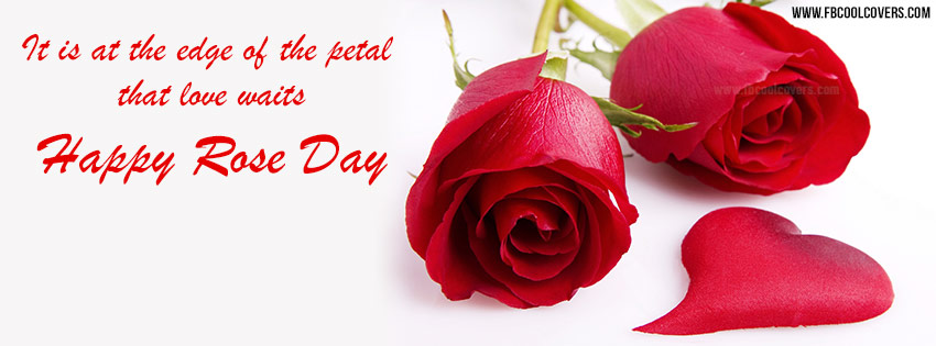 It Is At The Edge Of The Petal That Love Waits Happy Rose Day
