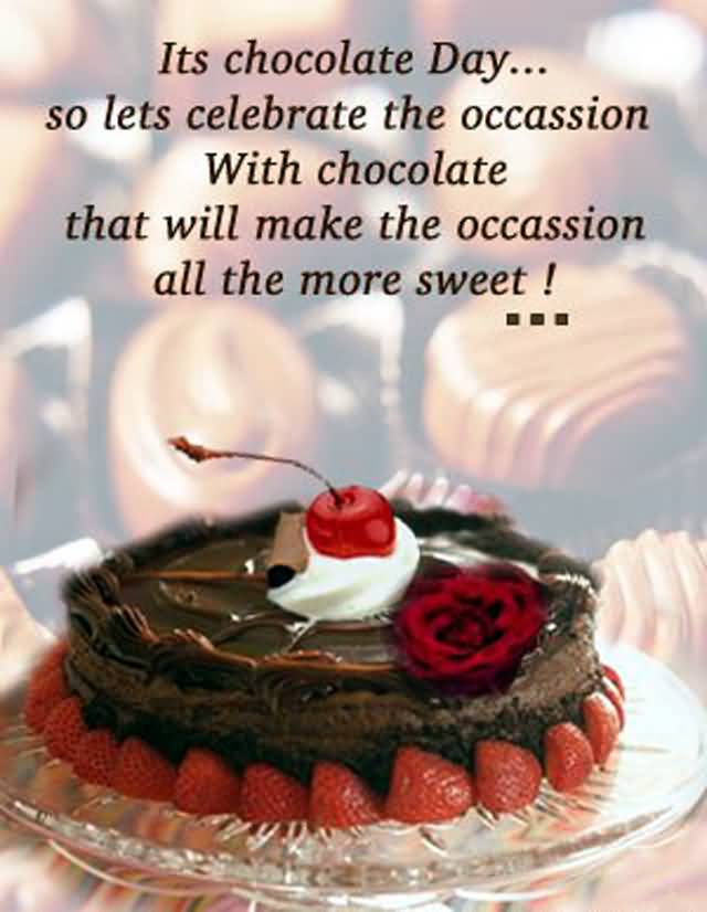 Its Chocolate Day So Lets Celebrate The Occasion With Chocolate That Will Make The Occasion All The More Sweet
