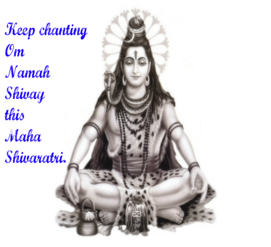 Keep Chanting Om Namah Shivay This Maha Shivratri Color Changing Animated Ecard