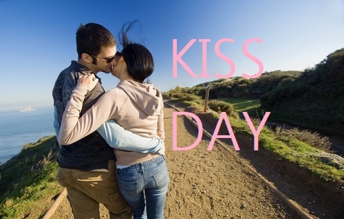 Kiss Day 2017 Couple Kissing