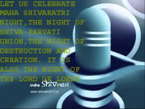 Let Us Celebrate Maha Shivratri Night, The Night Of Shiva Parvati Union, The Night Of Destruction And Creation
