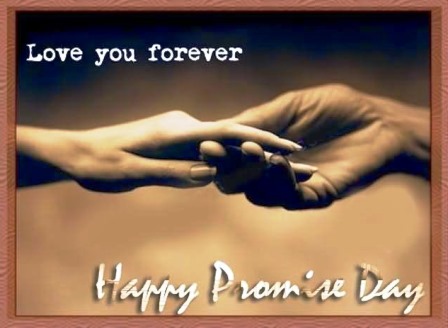 Love You Forever Happy Promise Day Greeting Card