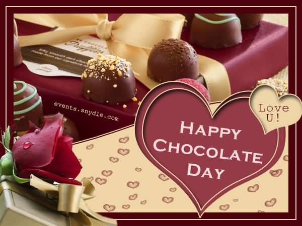 Love You Happy Chocolate Day