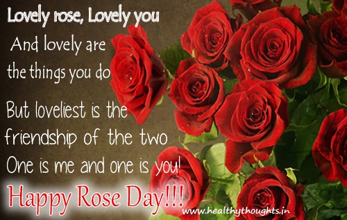 Lovely Rose, Lovely You Happy Rose Day