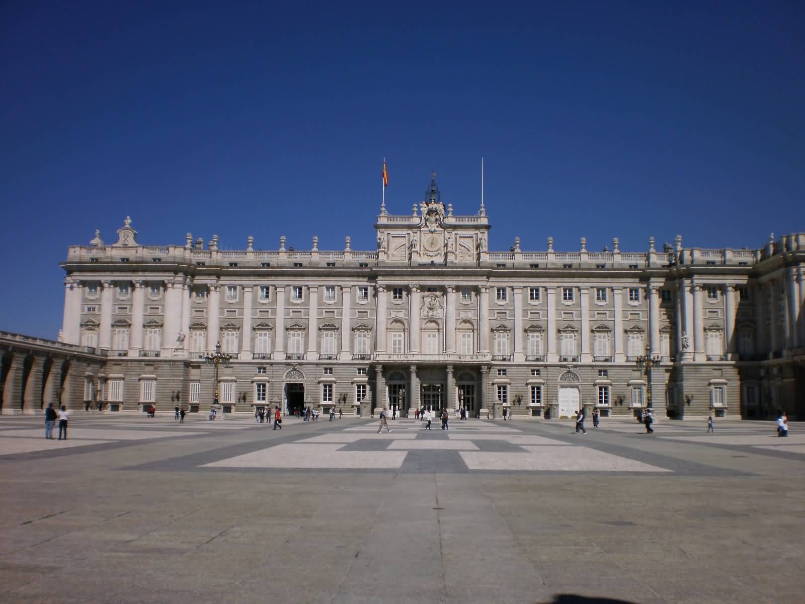 Madrid Royal Palace Courtyard