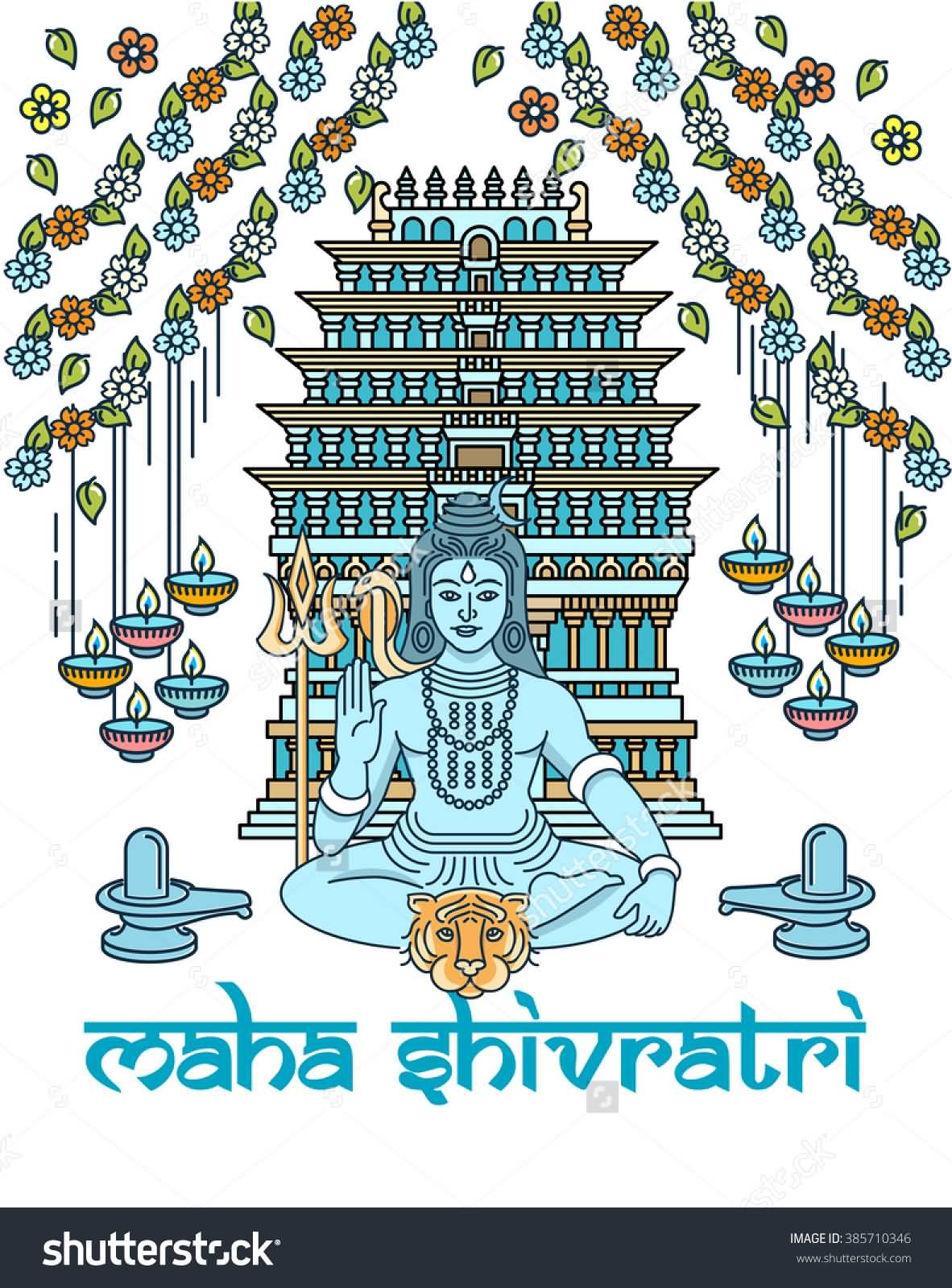 Maha Shivaratri Wishes Beautiful Greeting Card