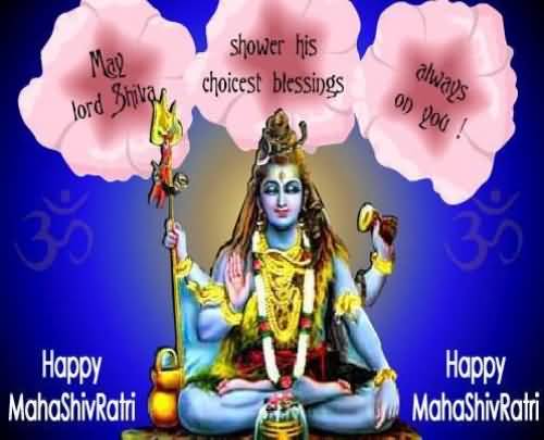 May Lord Shiva Shower His Blessings Always On You Happy Maha Shivaratri