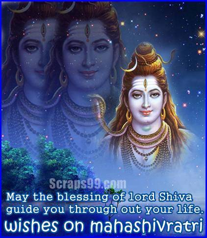 May The Blessing Of Lord Shiva Guide You Through Out Your Life. Wishes On Maha Shivaratri