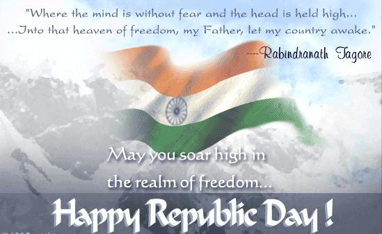 May You Soar High In The Realm Of Freedom Happy Republic Day