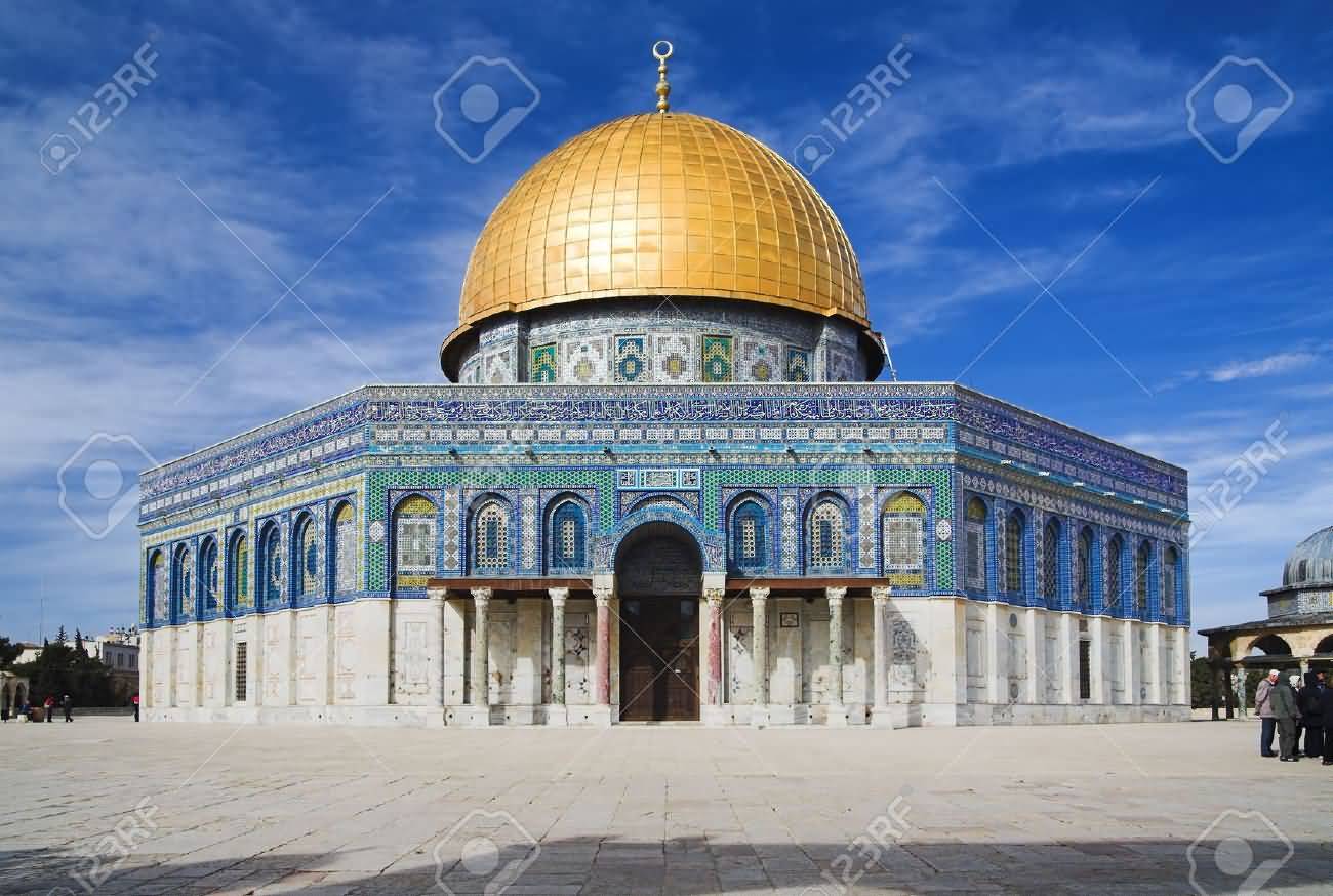 Mosque Dome Of The Rock On The Temple Mount