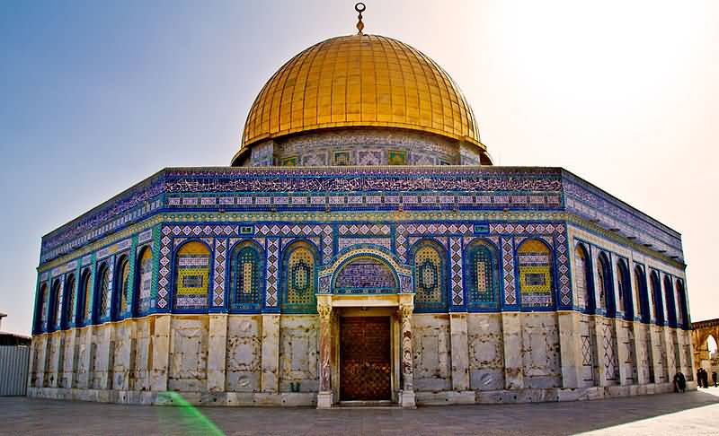 Northern Side View Of The Dome Of The Rock