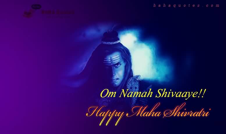Om Namah Shivaaye Happy Maha Shivratri Picture