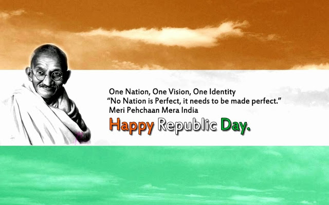 One Nation, One Vision, One Identity Happy Republic Day