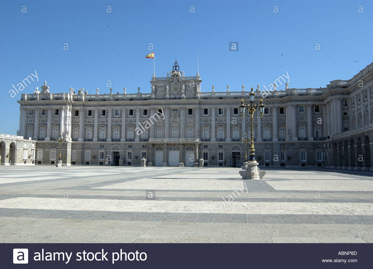 Plaza de la Almeria In The Royal Palace Of Madrid