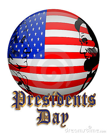 Presidents Day American Flag