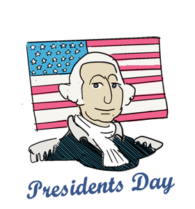 Presidents Day George Washington Clipart