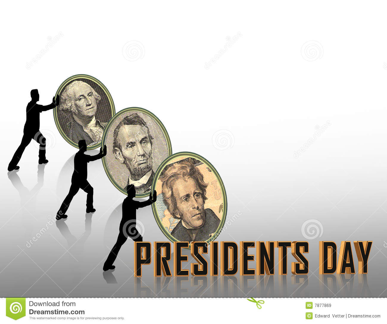 Presidents Day Illustration