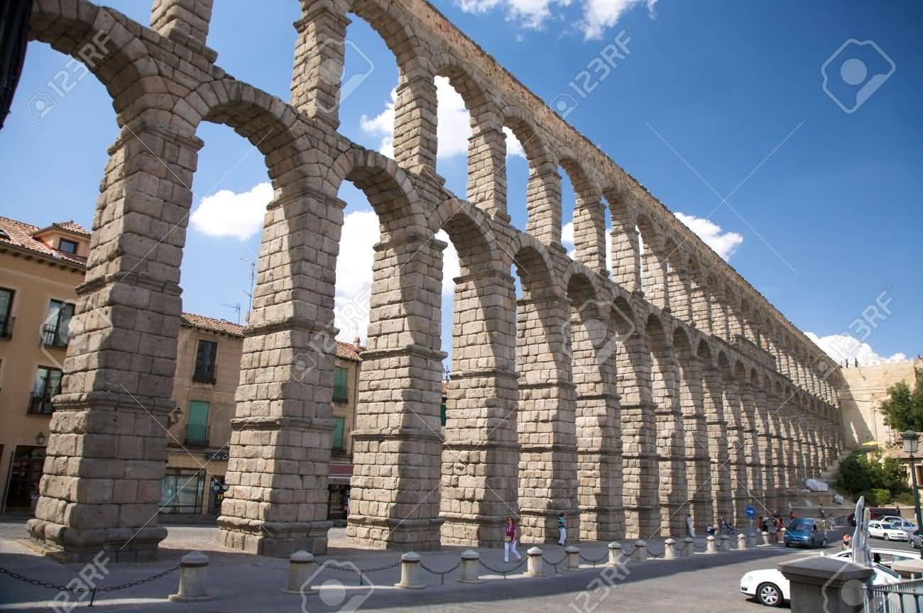Roman Aqueduct Of Segovia