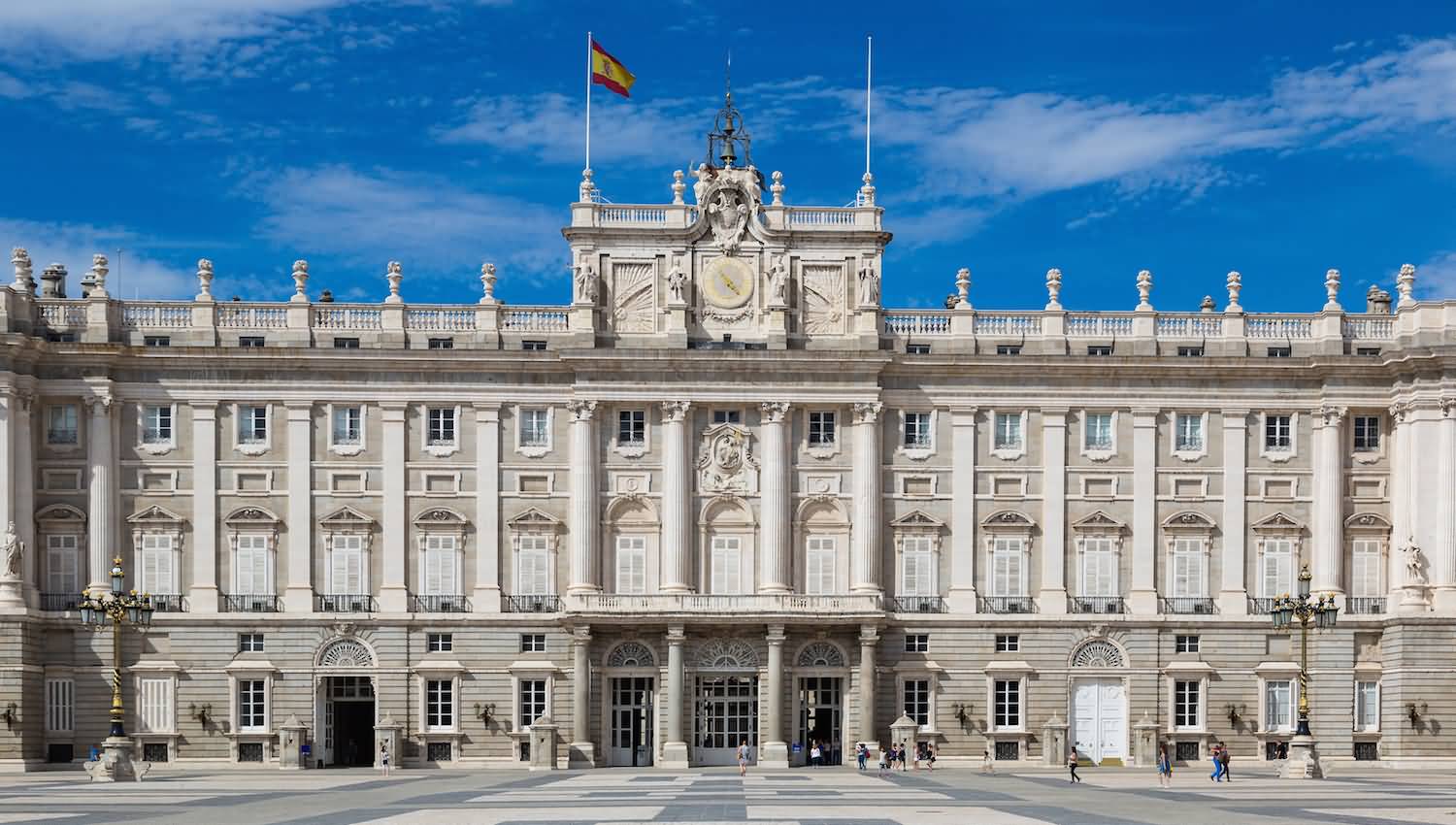 Royal Palace Of Madrid Courtyard Picture