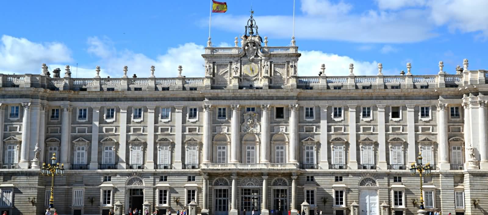 Royal Palace Of Madrid Front View