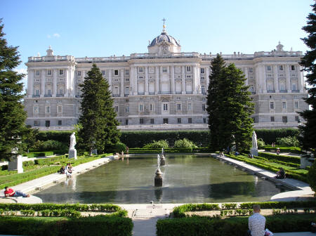 Royal Palace Of Madrid Garden