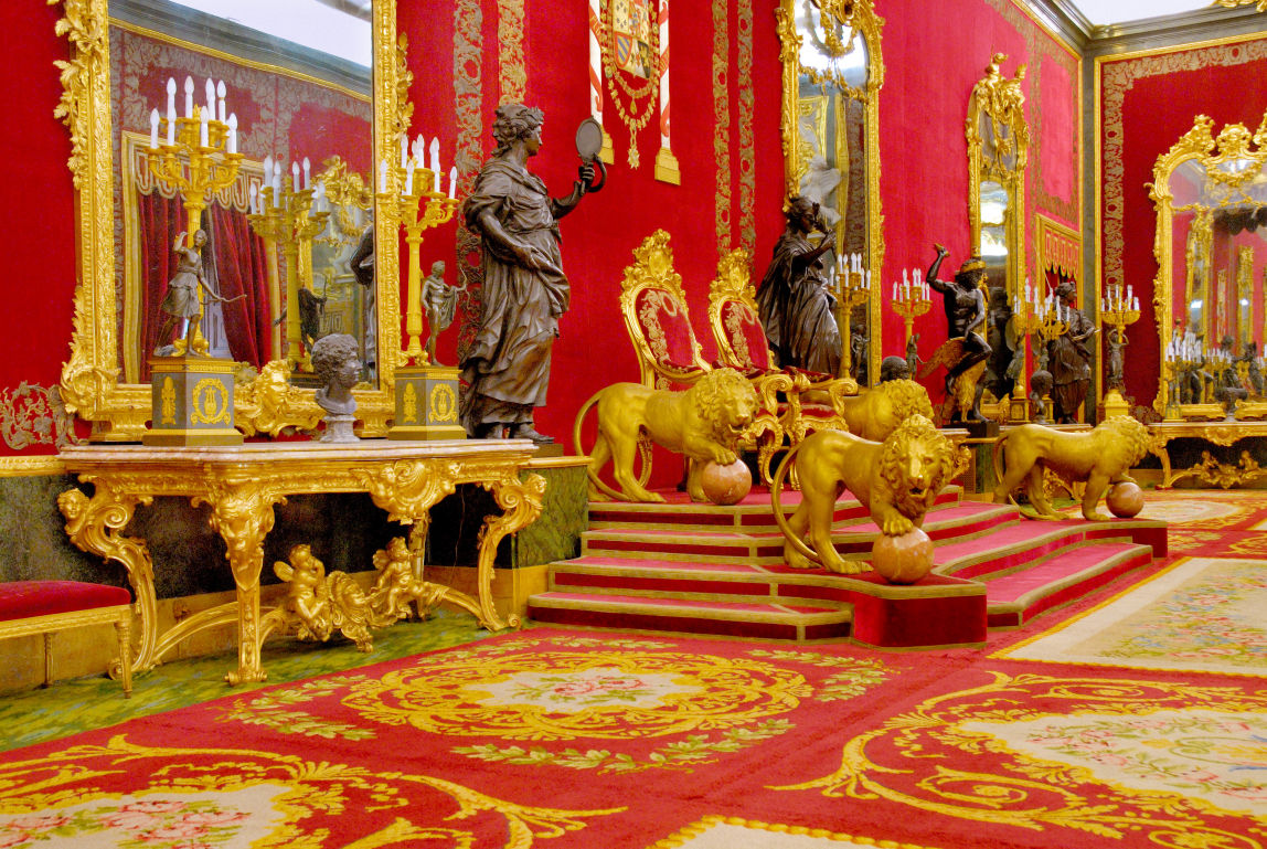 Royal Palace Of Madrid Throne Room Inside Picture