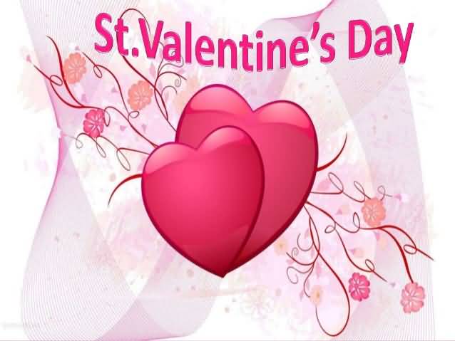 Saint Valentine’s Day Two Hearts Picture
