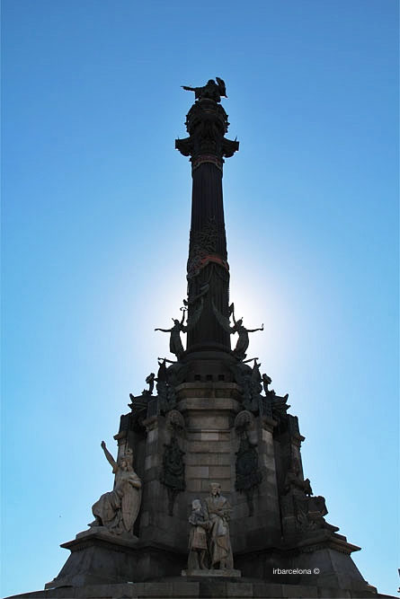 Silhouette Columbus Monument
