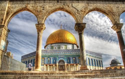 Southeast Side View Of The Dome Of The Rock