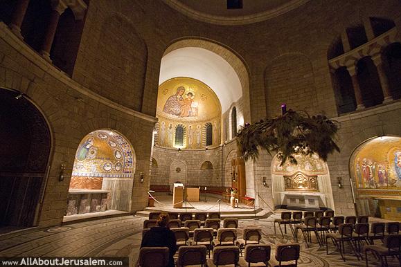 The Apse Of The Dormition Abbey On Mount Zion
