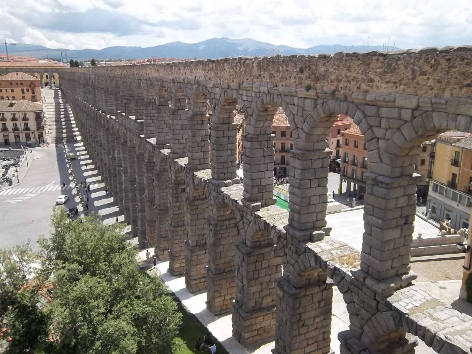 The Aqueduct Of Segovia Wall Of City Picture