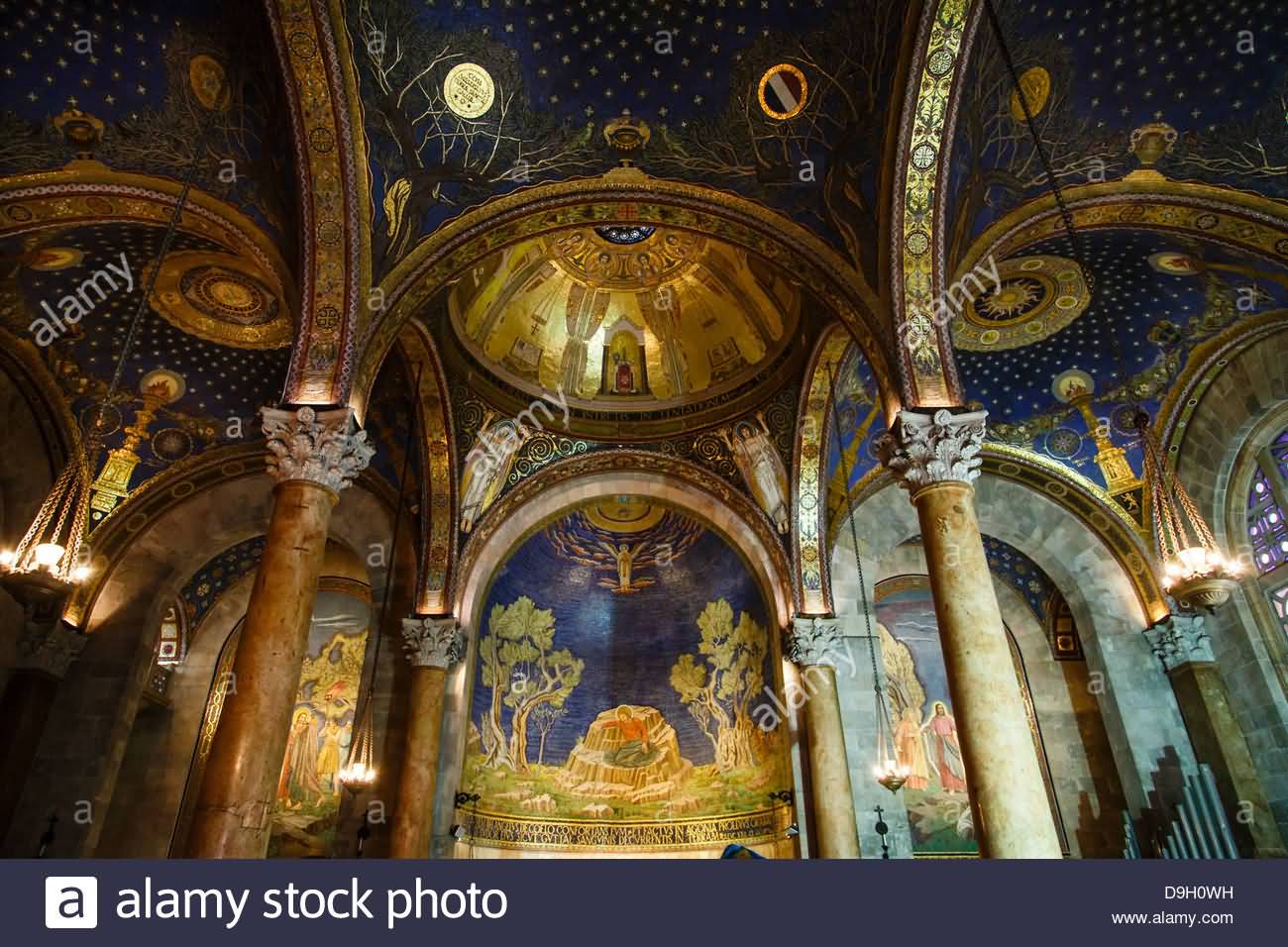 The Church Of All Nations At The Garden Of Gethsemane Interior View