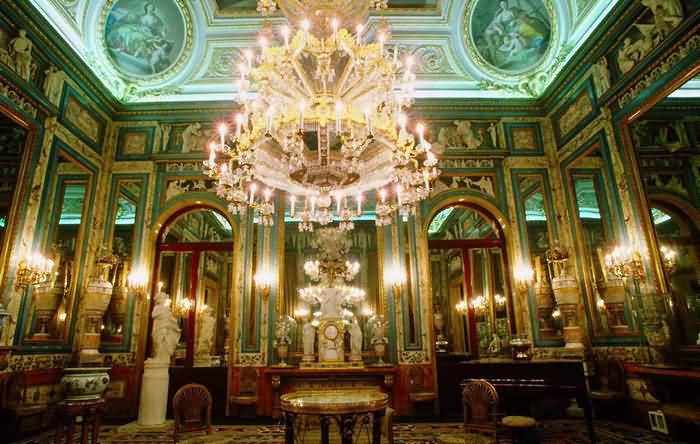 The Royal Palace Of Madrid Interior View