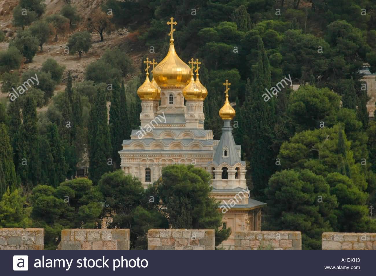 The Russian Orthodox Church Of Saint Mary Magdalene In Jerusalem