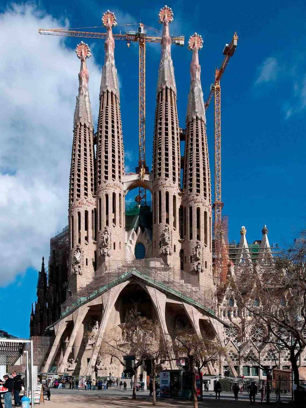 The Sagrada Familia Front View