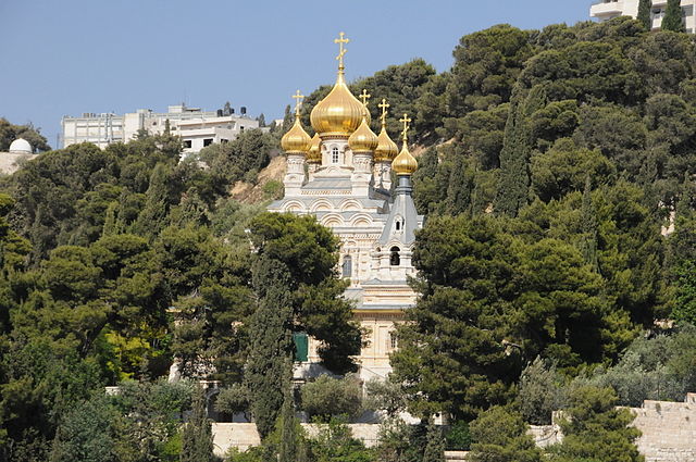 The Saint Mary Magdalene Convent In The GardenOf Gethsemane, Mount Of Olives