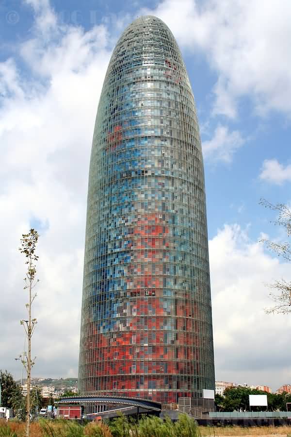 The Torre Agbar In Barcelona