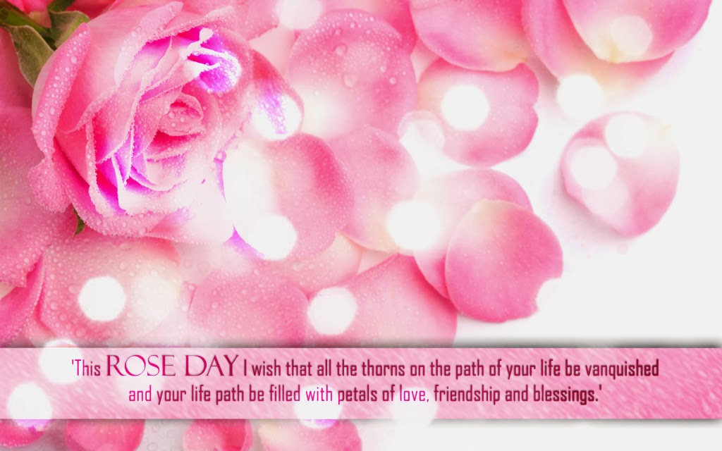 This Rose Day I Wish That All The Thorns On The Path Of Your Life Be Vanquished Card