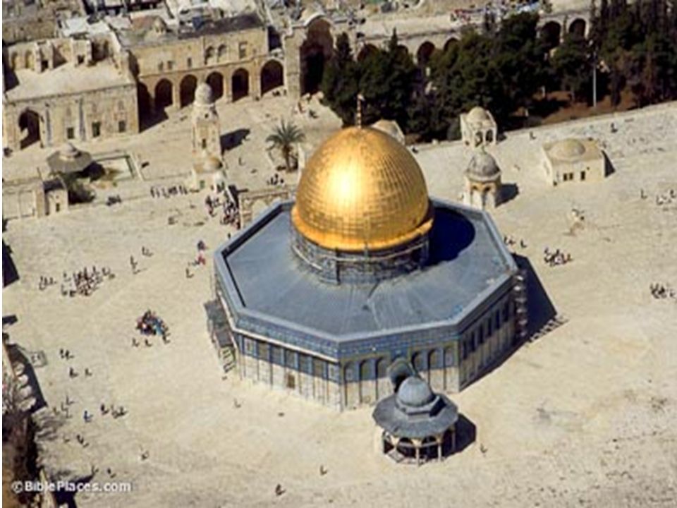 Top View Of The Dome Of The Rock