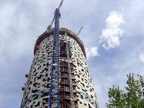 Torre Agbar Under Construction