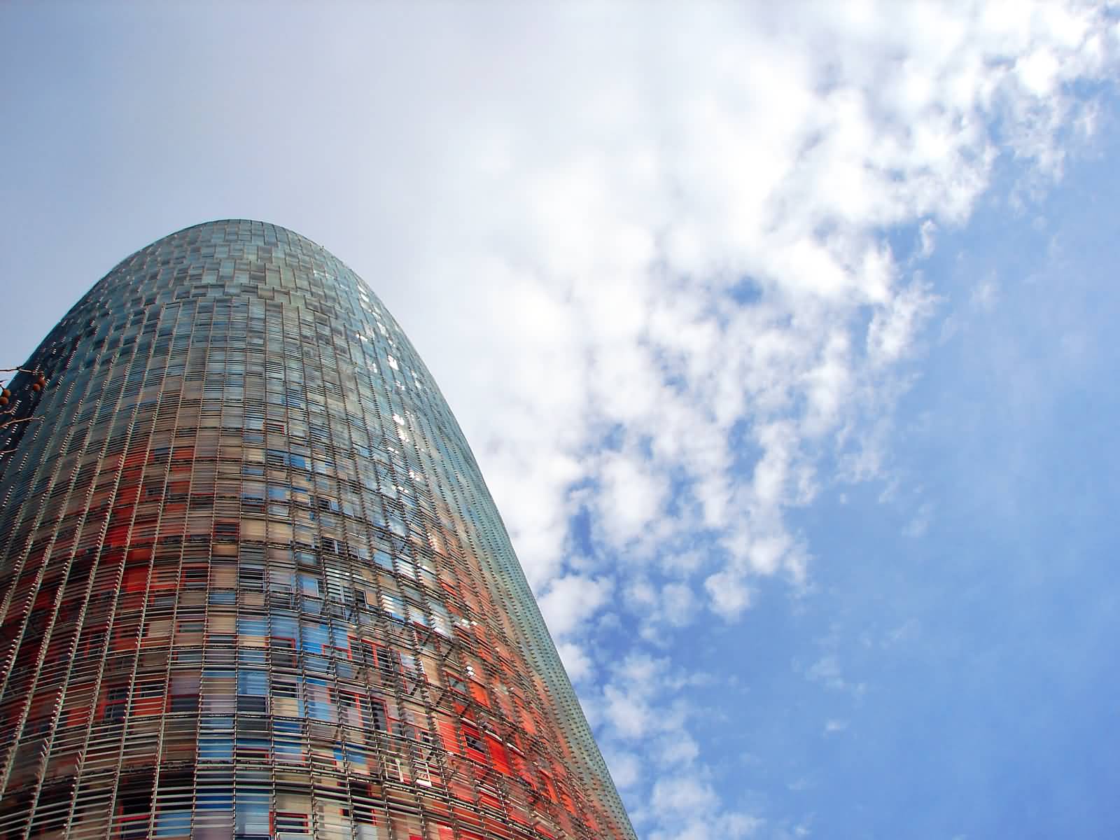 Torre Agbar View From Below