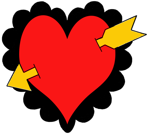 Valentine’s Day Heart With Arrow