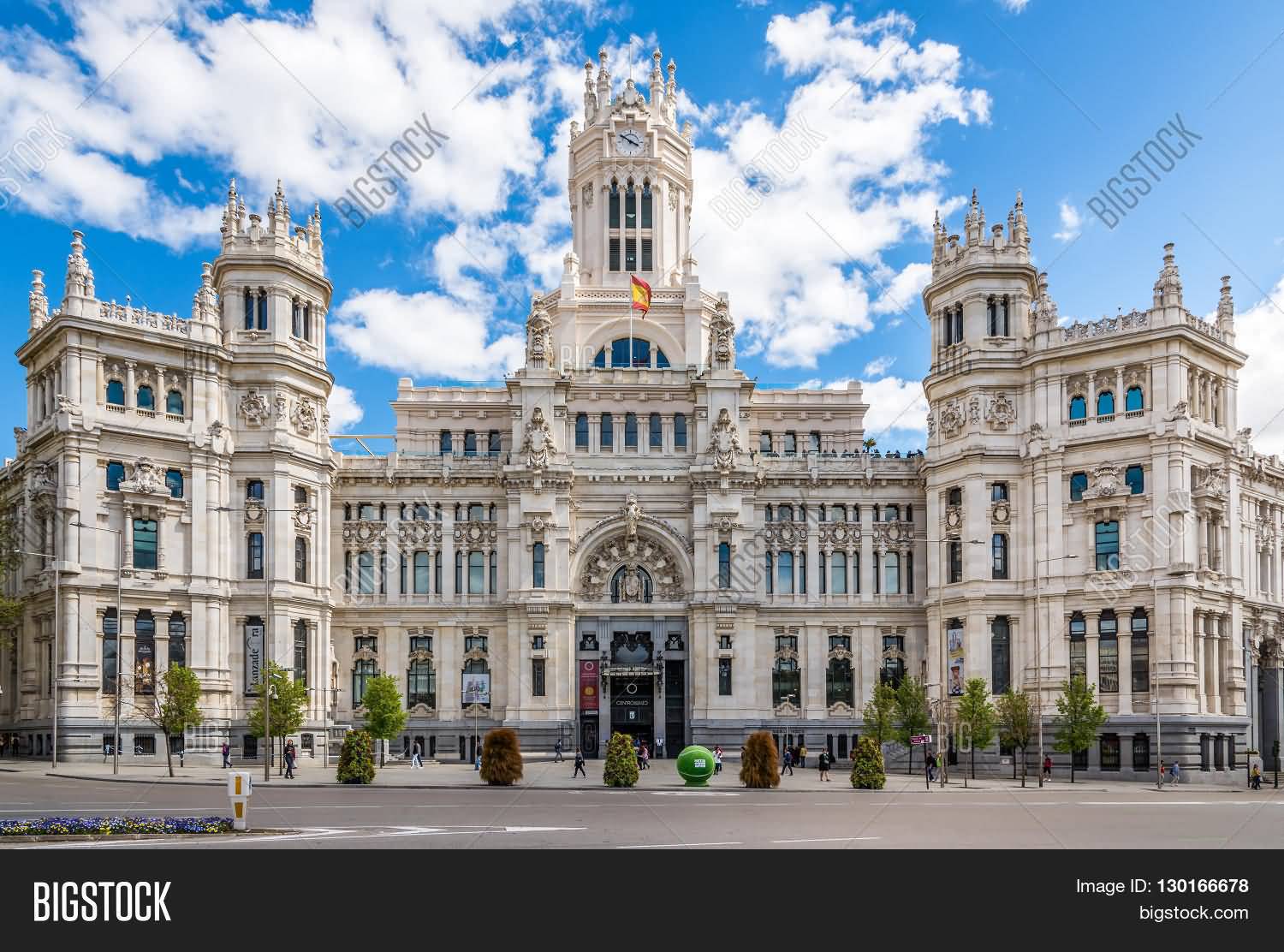 View At The Cybele Palace In Madrid