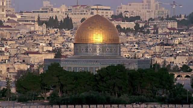 View Of Dome Of The Rock And Jerusalem City