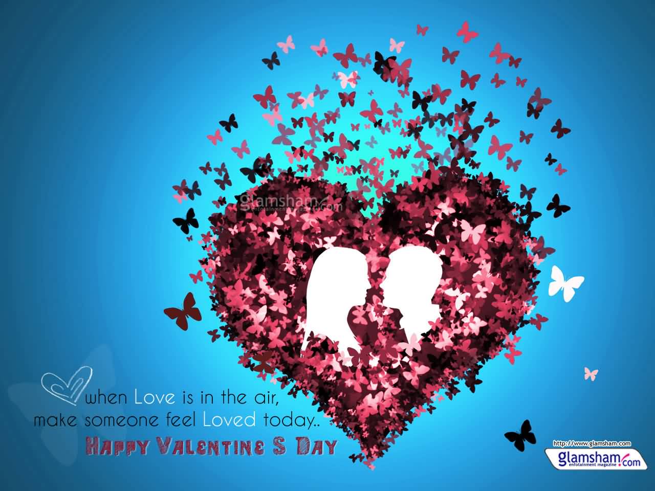 When Love Is In The Air, Make Someone Feel Loved Today Happy Valentine’s Day Wallpaper