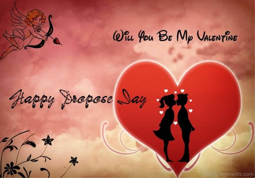 Will You Be My Valentine Happy Propose Day