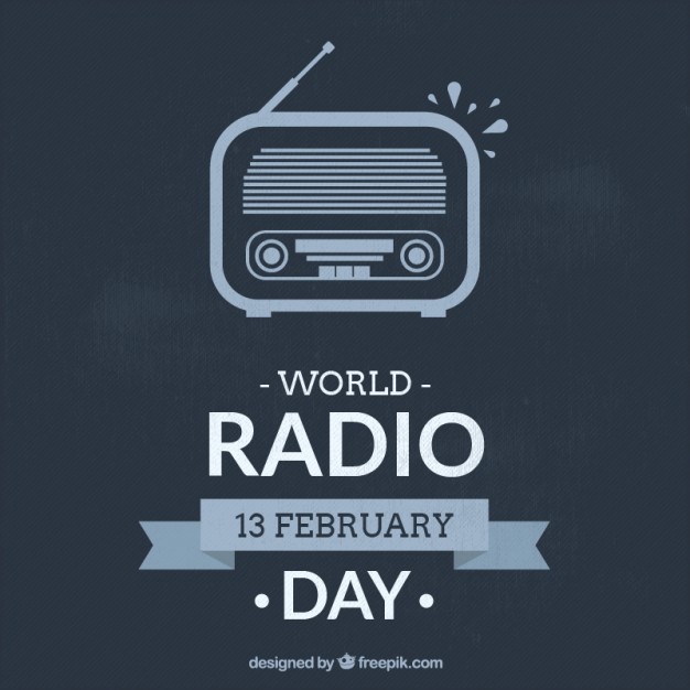 World Radio Day 13 February Greeting Card