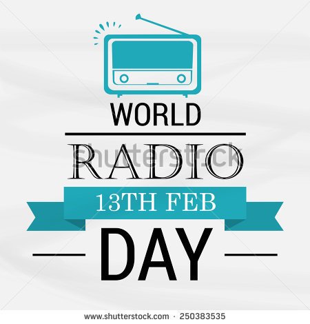 World Radio Day 13th February Illustration