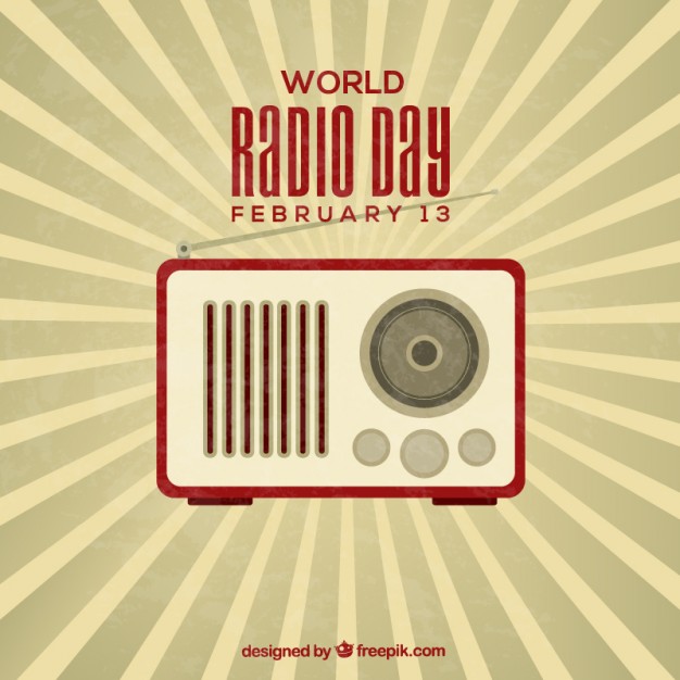 World Radio Day February 13 Card