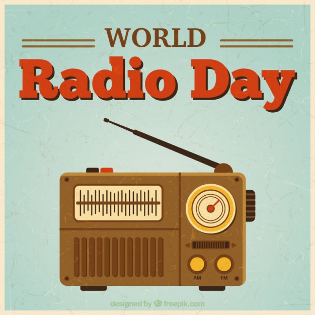 World Radio Day Vintage Radion Picture
